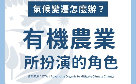 氣候變遷下有機農業所扮演的角色 懶人包
