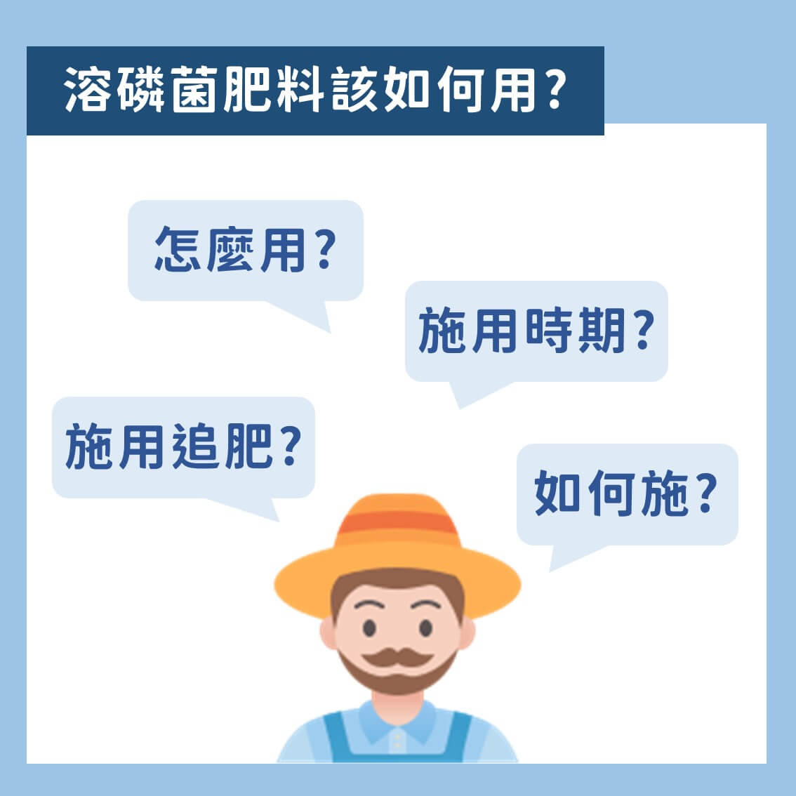 認識微生物肥料：以溶磷菌肥料為例