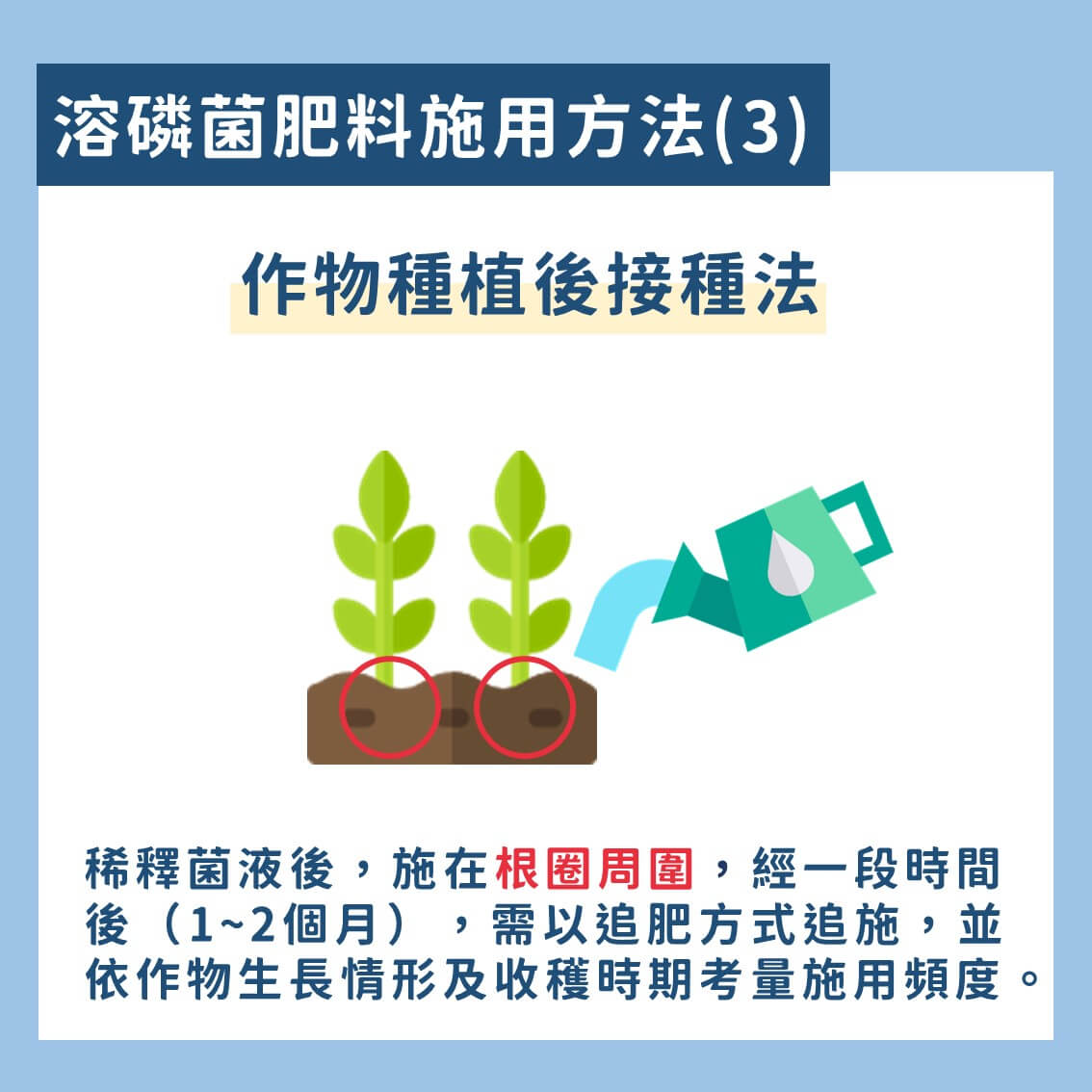 認識微生物肥料：以溶磷菌肥料為例