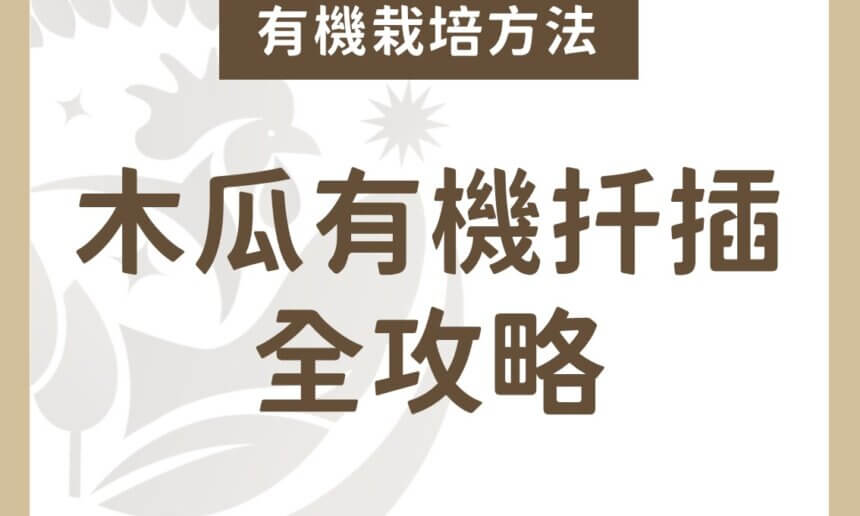 木瓜有機扦插全攻略