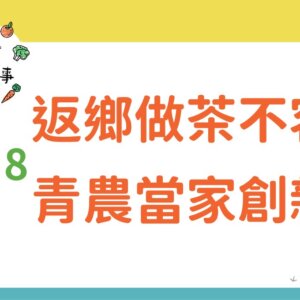 返鄉做茶不容易，青農當家創新意
