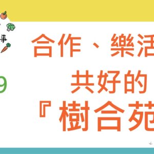 合作、樂活、共好的樹合苑