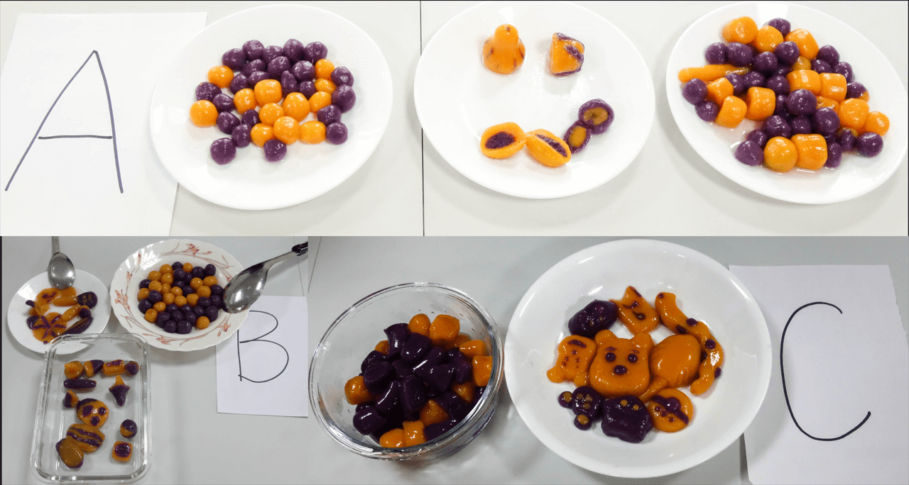 圖8、各組製作的地瓜圓1