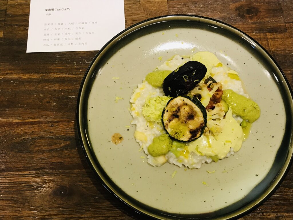 圖6、主餐採用霧峰香米並自製檸檬醬，風味非凡，清爽好味