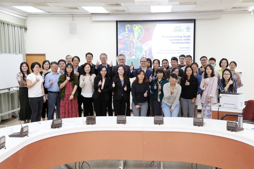 2 國際生物多樣性聯盟與熱帶農業中心專家訪臺