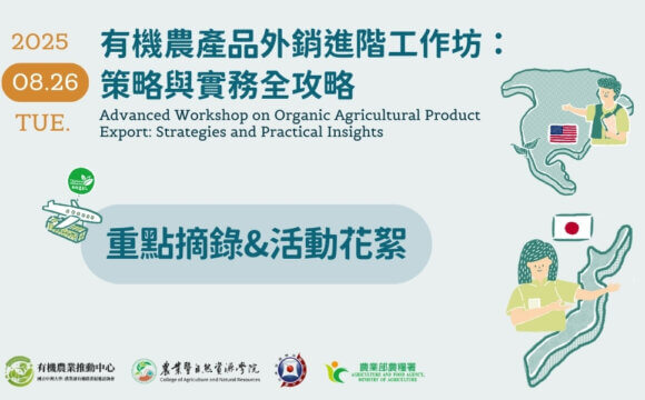 2025「有機農產品外銷進階工作坊」活動花絮